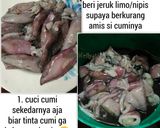 Foto langkah ke 1 dari resep Tumis cumi hitam.