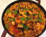 صورة لخطوة 8 من وصفة أرز مكسيكي بالجمبري