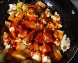 A picture of step 4 of Cauliflower Peas Potato Sabzi.