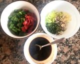 Foto del paso 1 de la receta: Spaghetti, con vegetales y camarones