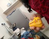 A picture of step 4 of Rajgira coconut modak.