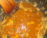 A picture of step 3 of Panner mutter masala.