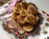 A picture of step 4 of Pan fried cinnamon bananas.