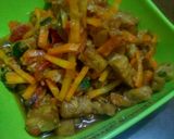 Foto langkah ke 6 dari resep Tumis tempe mix wortel segar.