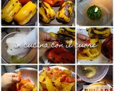 Foto del passaggio 1 della ricetta Peperoni arrostiti al pesto di mentuccia