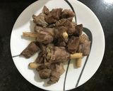A picture of step 6 of Mutton Yakhni Pilaf.
