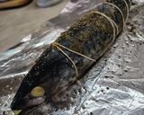 Фото кроку 4 до Скумбрія з плавленим сиром, запечена в духовці.