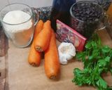 Foto del paso 1 de la receta: Hamburguesas de porotos negros