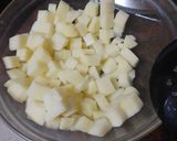 Foto del paso 5 de la receta: Garbanzada de pavo y setas con papas fritas