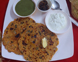 मूली मेथी मक्की का पराठा (Mooli Methi Makki ka paratha recipe in Hindi) रेसिपी चरण 7 फोटो