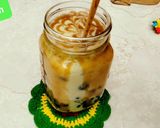 A picture of step 6 of Vegan Caramel Pearl Milk Green Tea.