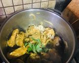 A picture of step 3 of Chicken Curry Mangalore Style kori curry.