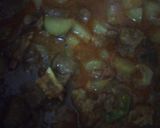 A picture of step 8 of Tinday Gosht.