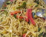 A picture of step 6 of Noodles.