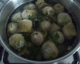 Foto del paso 2 de la receta: Patatas con alcachofas y jamón