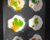 A picture of step 3 of Tri colour delight.