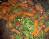 Foto langkah ke 5 dari resep Tempe sayur pedas manis.