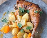 Une image de l'étape 3 de Poulet au paprika fumé et légumes rôtis.