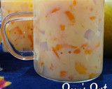 A picture of step 4 of Alphonso Mango Bango with Nata de Coco.