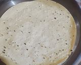 A picture of step 1 of Papad chat.