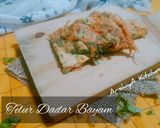 Foto langkah ke 3 dari resep Telur Dadar Bayam dan Wortel.