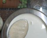 A picture of step 2 of Pista kulfi.