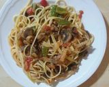 Foto del paso 5 de la receta: Espaguetis con champiñones y verduras