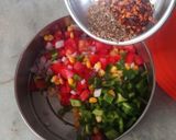 A picture of step 7 of Basil Pesto and Bruschetta.