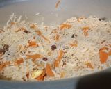 A picture of step 9 of Beef afghani pulao(kabuli pulao).