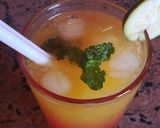 A picture of step 1 of Sunrise Mocktail.