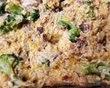 A picture of step 7 of Cheesy Chicken, Bacon and Broccoli Casserole.