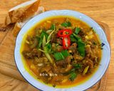 Hình bước làm 4 của món Dê Xào Lăn