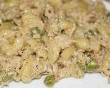A picture of step 4 of Cheezy macroni.