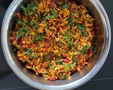 A picture of step 4 of Mamara poha.
