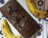 A picture of step 2 of Choco banana cake.