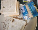 A picture of step 1 of Chilli Cheese Sandwitch.