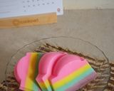 Foto langkah ke 10 dari resep Puding Susu Rainbow.