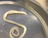 A picture of step 3 of Paneer spirals(sweet dish for vrat).