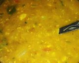A picture of step 4 of Garlic dal.