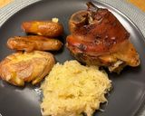 Újévi malac csülök recept fázis 3 fotója
