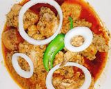 A picture of step 8 of Masalydar Angara chicken.