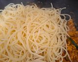 Cukkinis, gombàs bolognai spagetti 🍜🍜🍜🍜 recept fázis 6 fotója