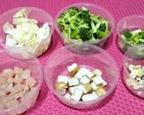 Foto langkah ke 1 dari resep Tumis Brokoli, Kol, Ayam, Tahu.