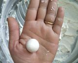 A picture of step 3 of Rasgulla.