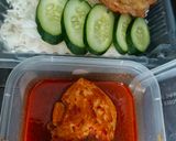 Gambar langkah 4 resipi Asam pedas ayam johor.