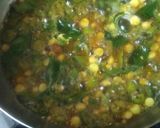 A picture of step 3 of Khakhara chivda (in microwave).