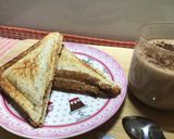 पीनट बटर टोस्ट सैंडविच (peanut butter toast sandwich recipe in Hindi) रेसिपी चरण 6 फोटो