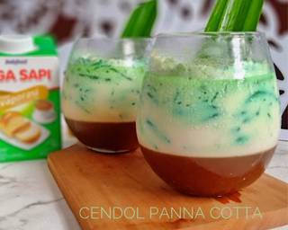 Cendol Panna Cotta - Step 6