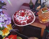 A picture of step 10 of #cook pad India#Velvet Sponge Beetroot Ragi Red cake#.