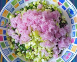 Foto del paso 8 de la receta: Tabulé de bulgur de vegetales con menta y yogur agrio
